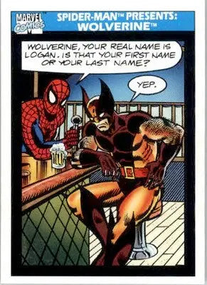 Wolverine - Marvel 1990 Universe - 160 - Base NM - Marvel Card Single