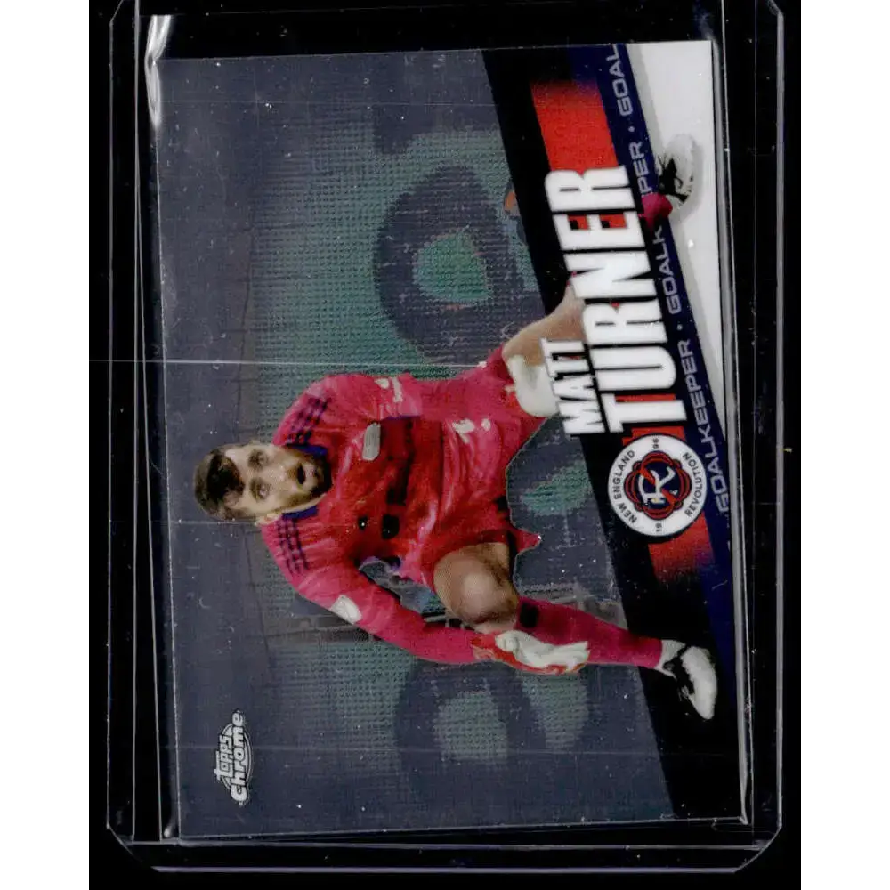 2022 Topps MLS Chrome #8 Matt Turner NM-MT New England Revolution Soccer Card - Soccer Card Single