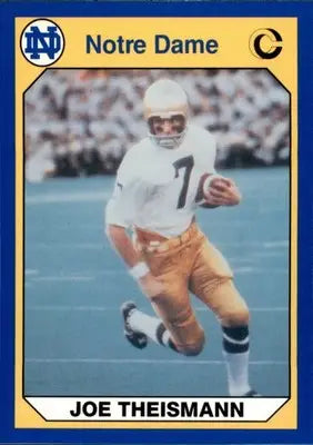 Joe Theismann - 1990 Collegiate Collection Notre Dame - #4 - Football - Football Card Single