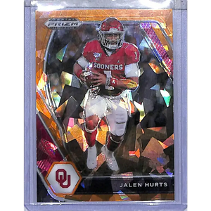2021 Panini Prizm Draft Picks Orange Cracked Ice #32 Jalen Hurts NM-MT Oklahoma - Football Card Single