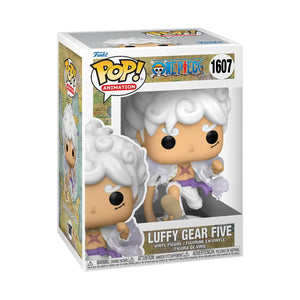 Funko pop! Luffy gear five vinyl figure.