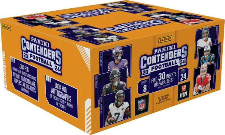 2024 Panini Contenders Football Retail 24-Pack Box | Columbia Sports Cards & More - Football Card Box