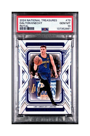 Dalton Knecht 2024-25 Panini National Treasures 17/25 #79 Royal PSA 10 Gem Mint