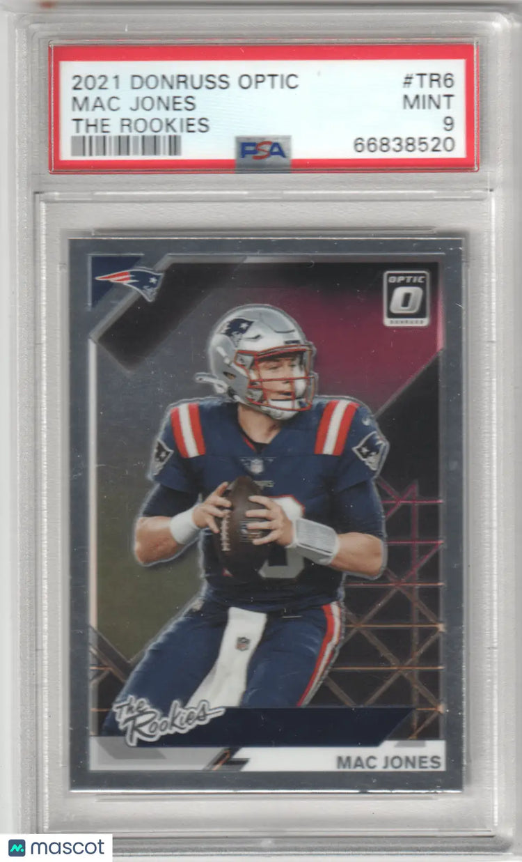 Columbia Hobby Panini Donruss Optic Mac Jones 2021 Rookie football card image