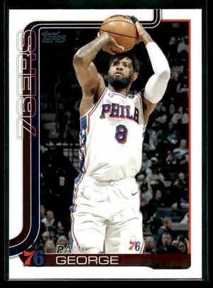 2025-26 Topps Paul George #23 Philadelphia 76ers - Basketball Card Single
