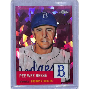 2022 Topps Chrome Platinum Anniversary #341 Pee Wee Reese Fuchsia Atomic Refractor #/100 NM-MT Baseball Card - Baseball