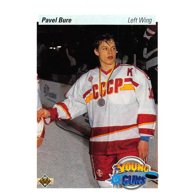 1990-91 Upper Deck #526 Pavel Bure NM-MT RC Rookie Vancouver Canucks Hockey Card