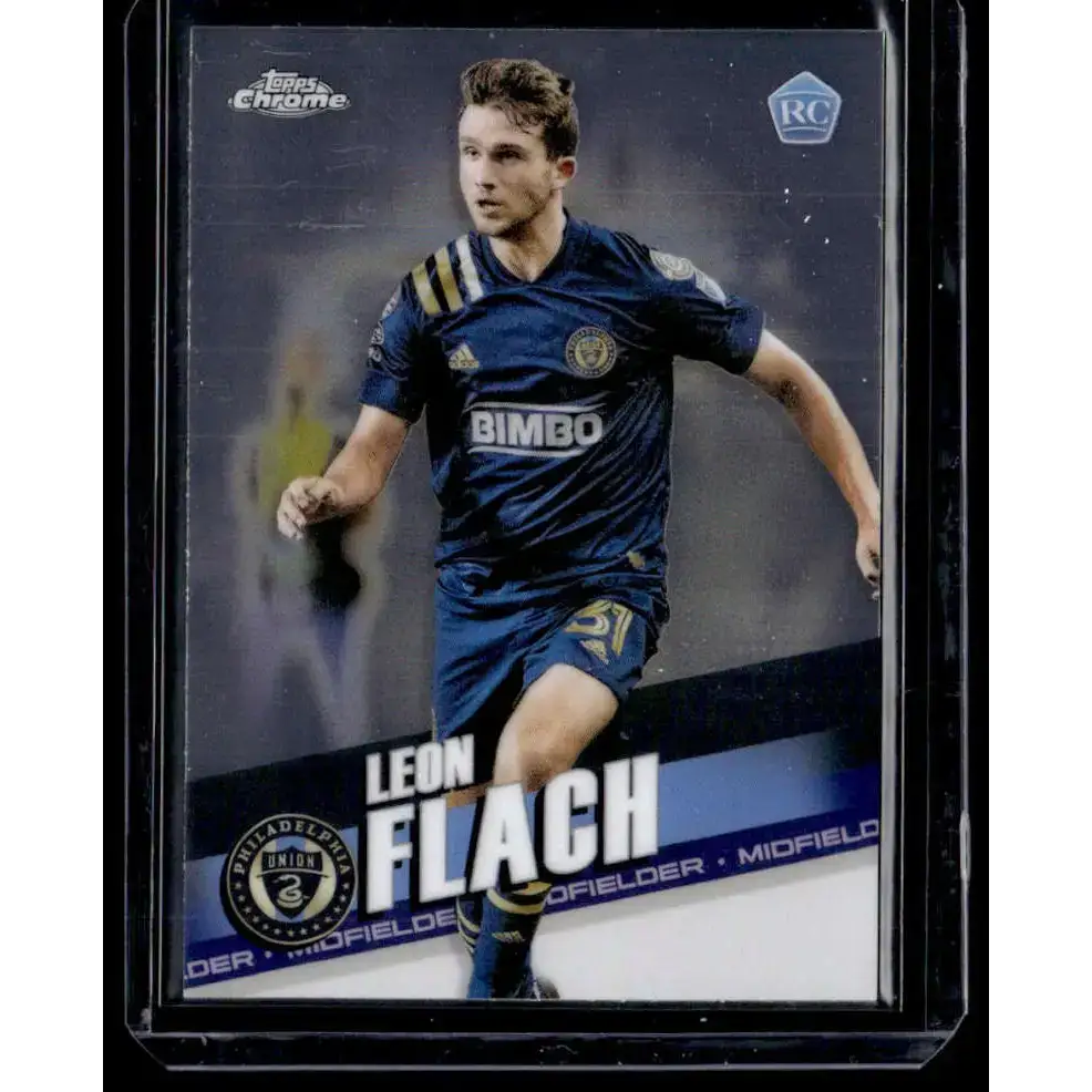 2022 Topps MLS Chrome #110 Leon Flach NM-MT RC Rookie Philadelphia Union Soccer Card - Soccer Card Single