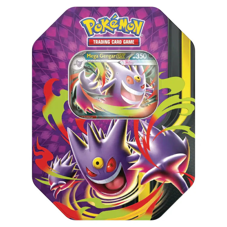 Pokemon Mega Moonlit Tin (Mega Gengar ex) - Pokémon Card Tin