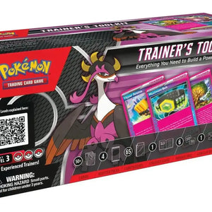 Pokémon trainer’s toolkit box featuring a dragon-like creature design.