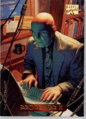 Professor X - 1994 Fleer Marvel Masterpieces Hildebrandt Brothers - #90 - Marvel Card Single