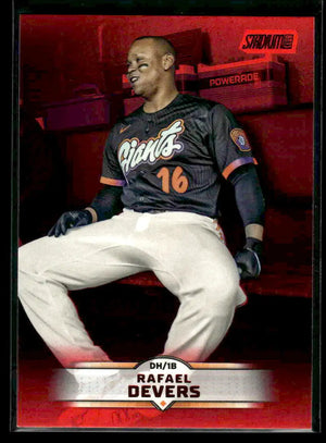 2025 Stadium Club Rafael Devers #7 Red Foil San Francisco Giants - Baseball Card Single