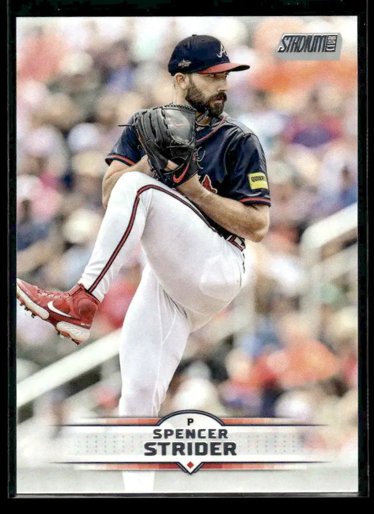 2025 Stadium Club Spencer Strider #90 Atlanta Braves - Baseball Card Single