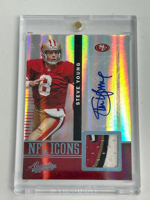 Steve Young Autographed Football Cards collection image
