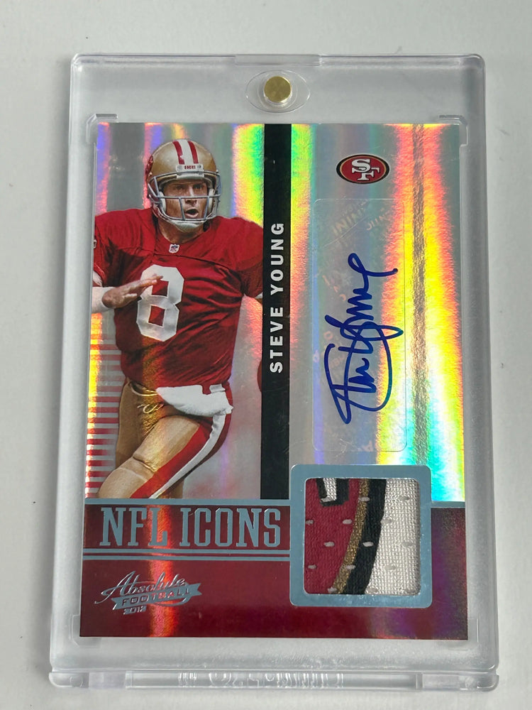 Steve Young Autographed Football Cards collection image