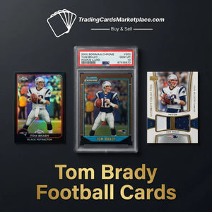 A 2000 bowman chrome tom brady rookie card, graded gem mt 10 by psa and encased in a clear protective slab with red grading label.