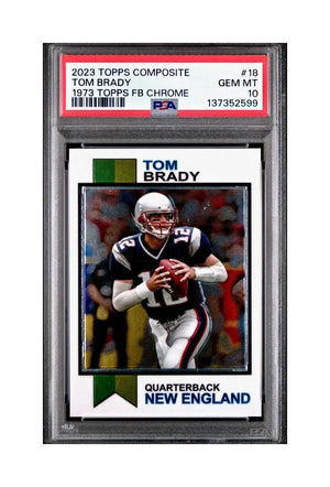Tom Brady PSA Graded Football Cards