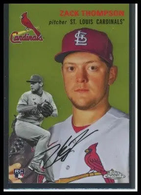 2023 Topps Chrome Platinum Anniversary Zack Thompson RC 75 St Louis Cardinals NM - Baseball Card Single