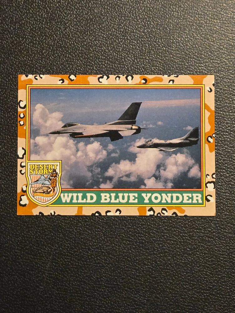 1991 Topps Desert Storm #30b Wild Blue Yonder - Baseball Card Single