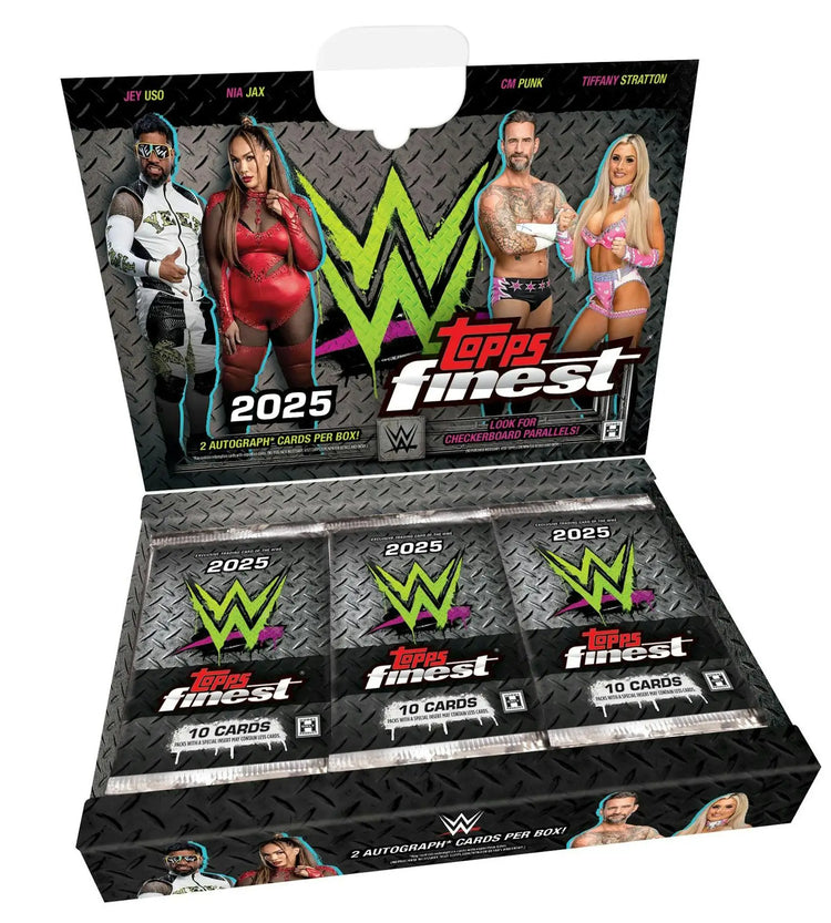 2025 Topps Finest WWE Hobby Box | Columbia Sports Cards - Non-Sports Card Box