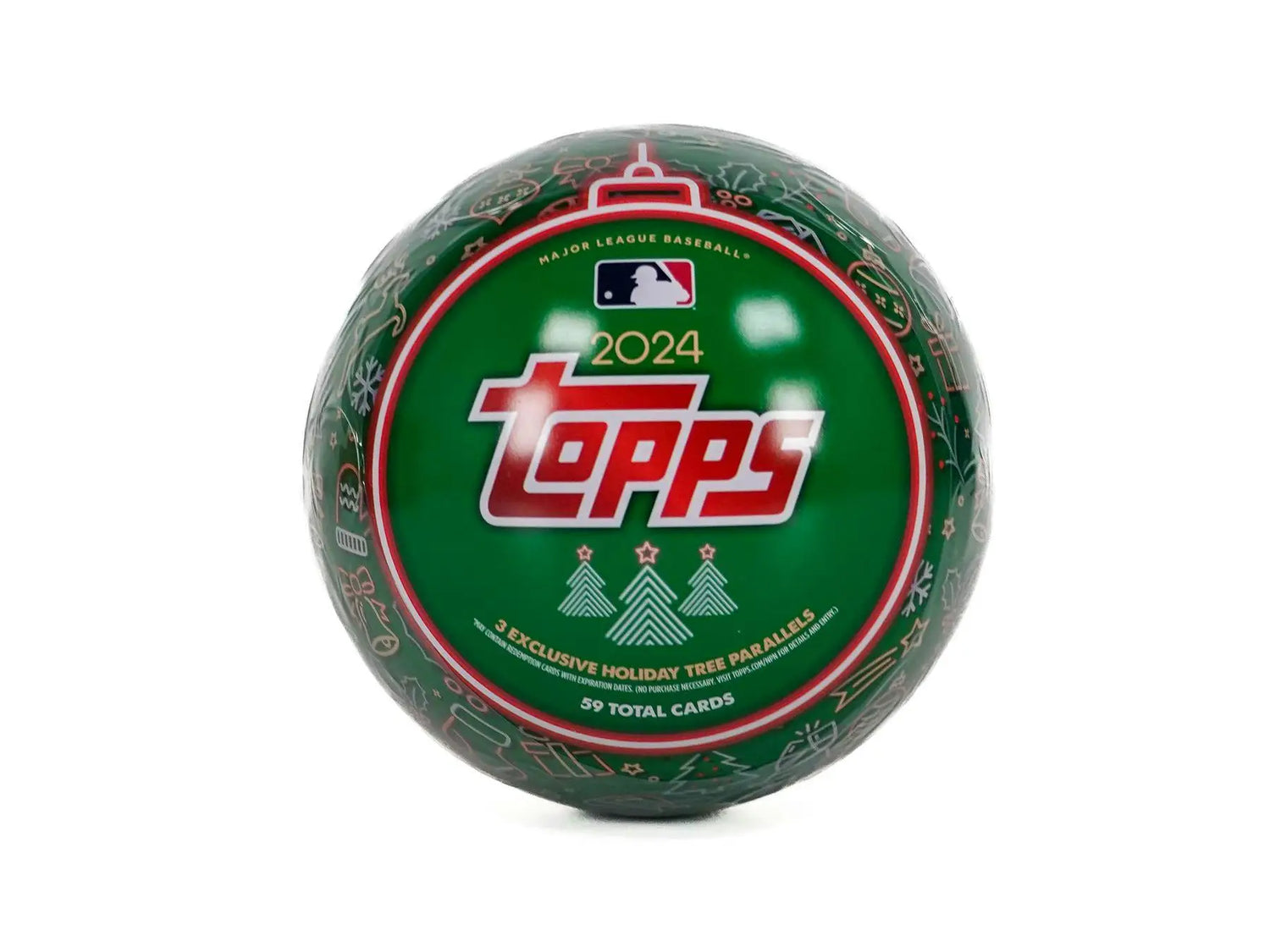 2024 Topps Holiday Baseball Tin - Baseball Card Box