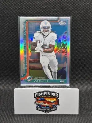 2025 Topps Chrome - Jaylen Wright #190 Refractor - Football Card Single