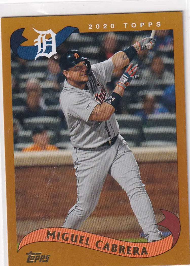 2020 TOPPS #279 MIGUEL CABRERA- DETROIT TIGERS - Baseball Card Single