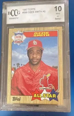 1987 Topps - All-Star Ozzie Smith #598 - Baseball Card Single