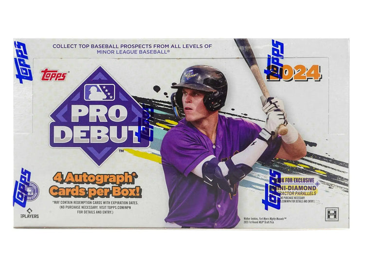 2024 Topps Pro Debut Baseball Hobby Box with foilfractor parallel options
