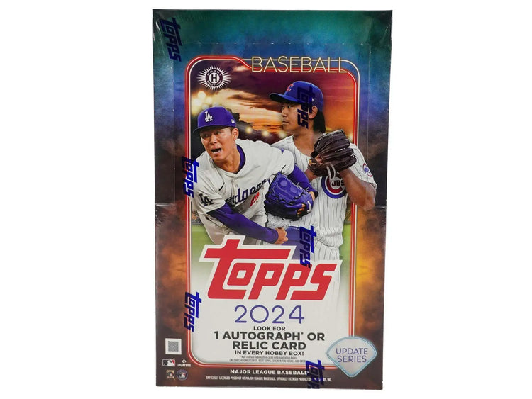 2024 Topps Update Series Baseball Hobby Box with Gold and Black Parallel Cards