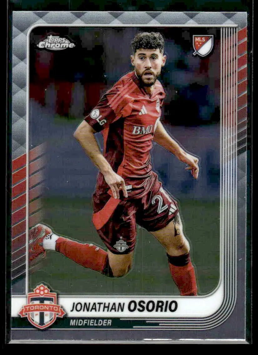 2025 Topps Chrome MLS Jonathan Osorio #70 Toronto FC - Soccer Card Single