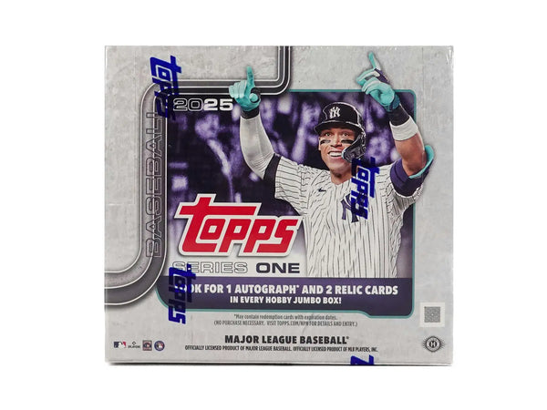 2025 Topps Series 1 Baseball Hobby Jumbo Box with foil parallel and gold parallel cards