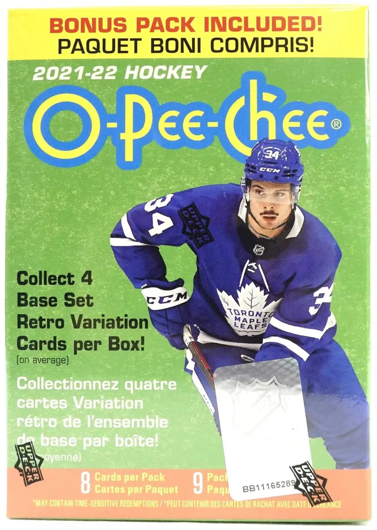 2021-22 Upper Deck O-Pee-Chee Hockey Blaster Box - Hockey Card Box
