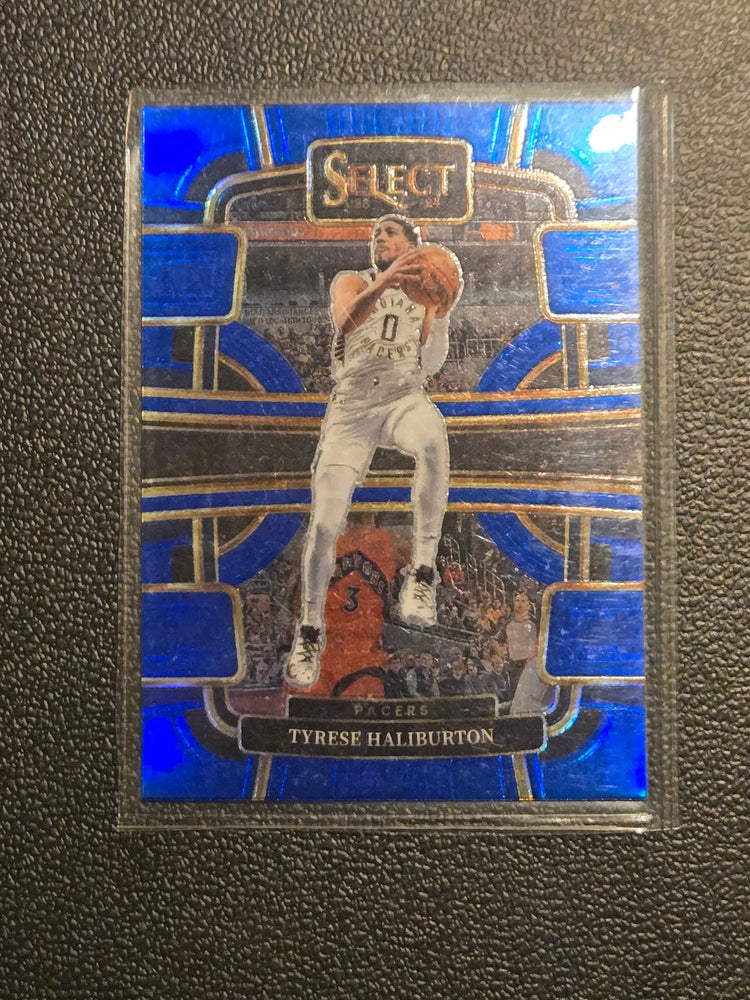 2023-24 Panini Select #29 Tyrese Haliburton Blue (Retail Base) - Basketball Card Single