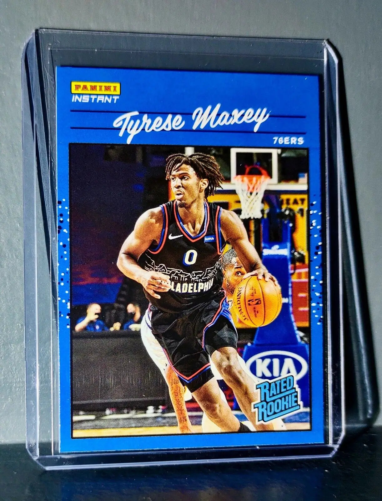 Tyrese Maxey 2020-21 Panini NBA Instant #21 Rated Rookie Retro Card 1/3558 - Basketball Card Single