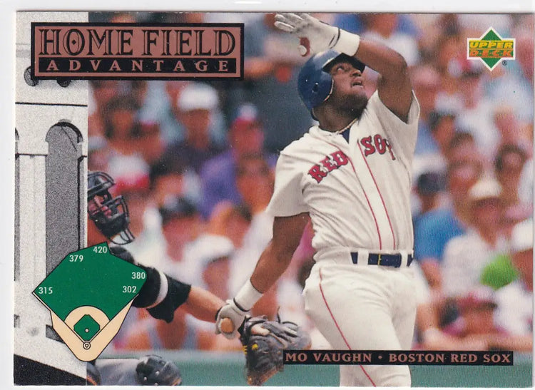 1994 UPPER DECK #282 MO VAUGHN HOME FIELD ADVANTAGE- BOSTON RED SOX - Baseball Card Single