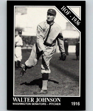 1991 Conlon Collection #9 Walter Johnson EX Excellent Washington Senators Baseball Card - Baseball Card Single
