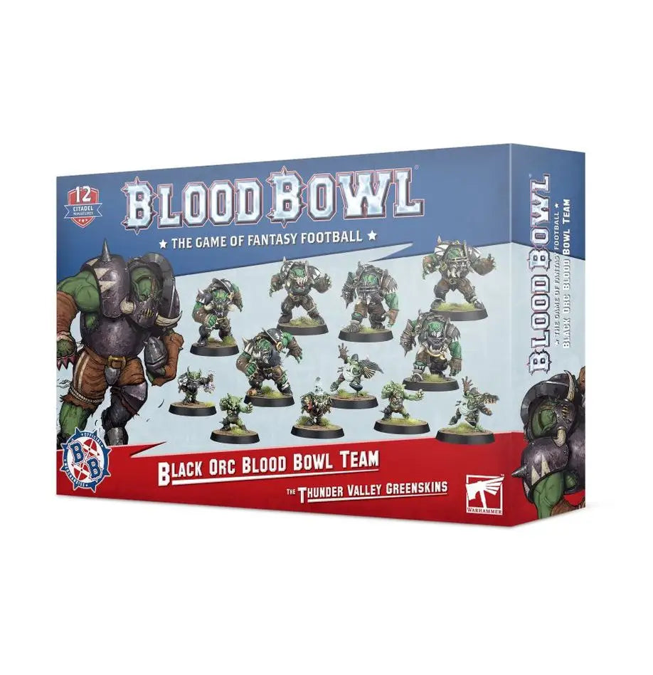 Blood Bowl: Black Orc Team - The Thunder Valley Greenskins - Action Figure & Toy