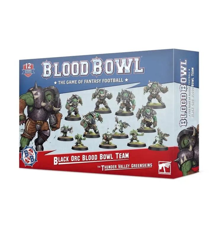 Blood Bowl: Black Orc Team - The Thunder Valley Greenskins - Action Figure & Toy