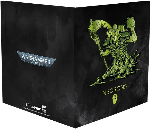 Ultra PRO: Warhammer 40k Datasheet & Index Card Folio - Necrons - Card Supplies