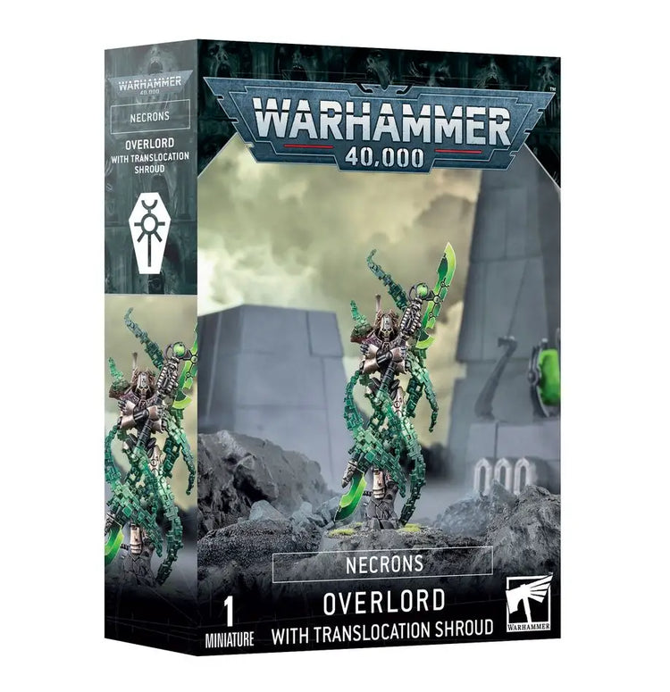 Warhammer 40k: Necrons - Overlord with Translocation Shroud - Collectibles