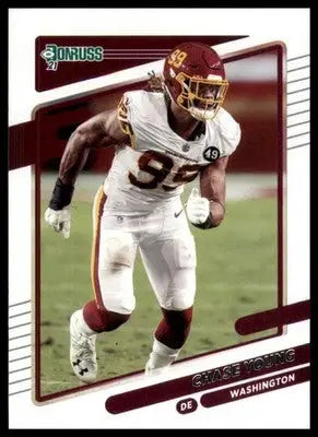 2021 Donruss Chase Young 9 Washington Football Team - Football Card Single