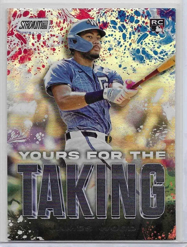 2025 Topps Stadium Club - James Wood RC #YK-1 - Yours For The Taking (c-48) - Baseball Card Single