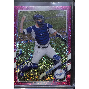 2021 Topps Chrome #30 Will Smith Magenta Speckle Refractor #/350 NM-MT Baseball Card - Baseball Card Single