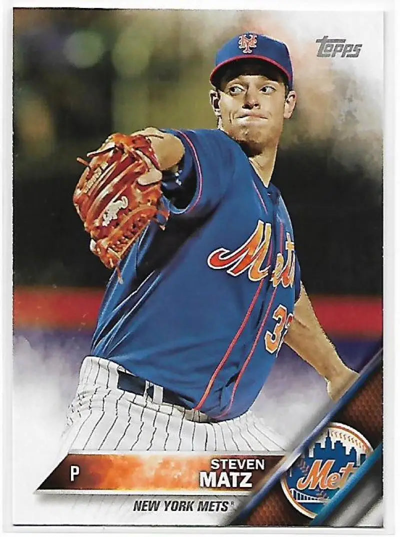 2016 Topps Team Sets New York Mets #NYM-12 Steven Matz NM-MT Mets
