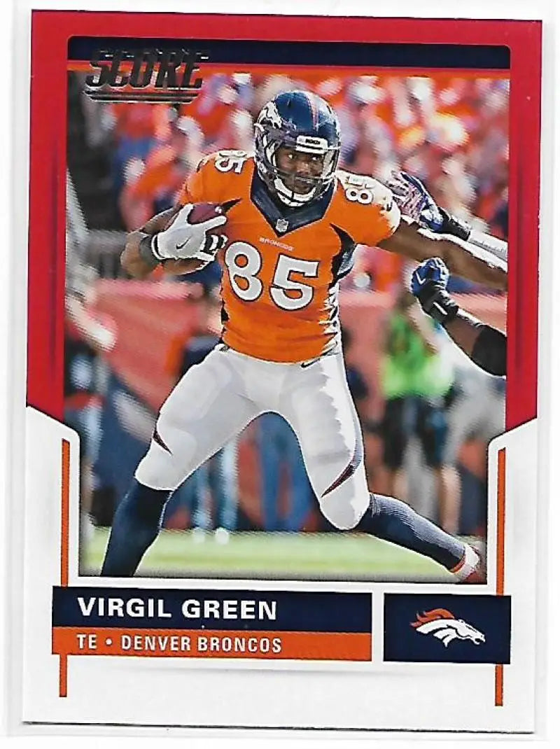 2017 Score Red #295 Virgil Green NM-MT Broncos