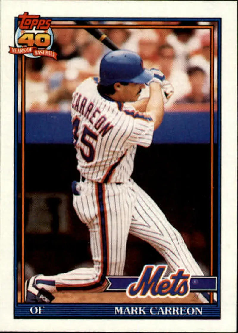 1991 Topps #764 Mark Carreon NM-MT Mets