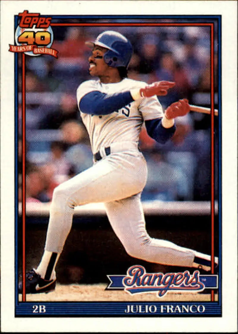 1991 Topps #775 Julio Franco NM-MT Rangers