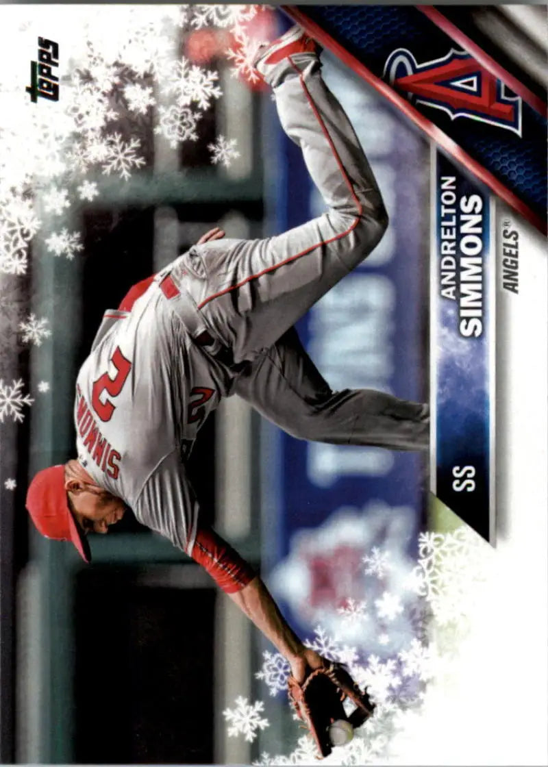 2016 Topps Holiday #HMW14 Andrelton Simmons NM-MT Angels