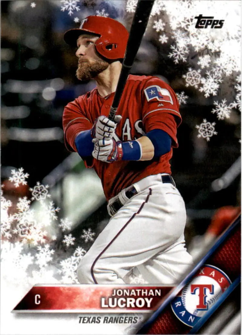 2016 Topps Holiday #HMW30 Jonathan Lucroy NM-MT Rangers